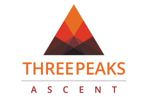 Logo for ThreePeaks Ascent Residential Treatment Center, a nature-based short-term residential treatment program for teens located in southern Utah